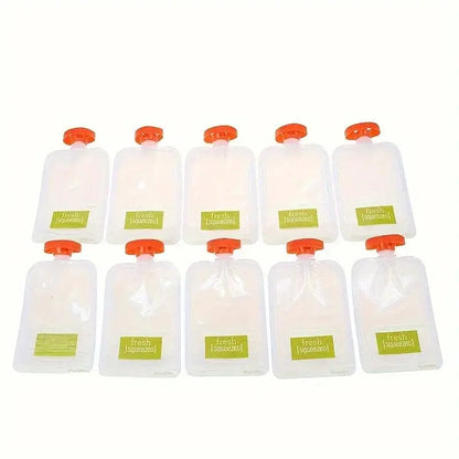 Baby Food Maker with Reusable Pouches – BPA-Free - Ice Cube 