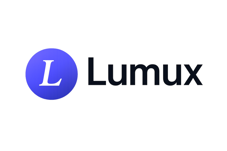 Logo Lumux horizontal con L al lado
